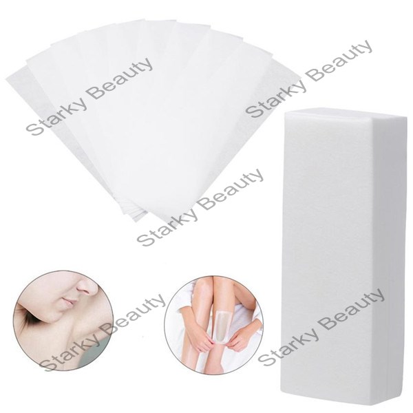 Depilatory Wax Strips  (100pcs/bag)