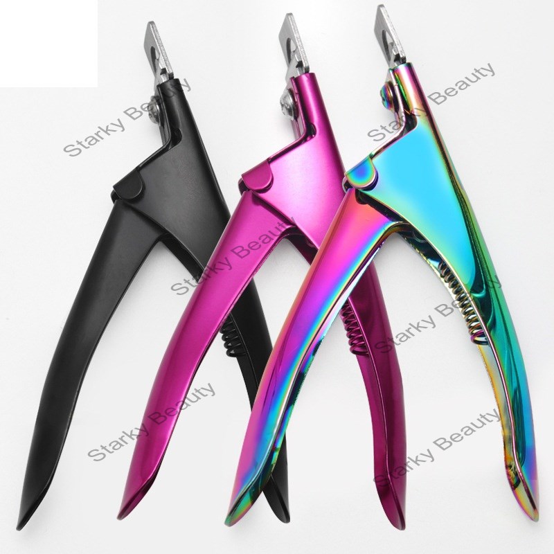 U-shape scissors for French nails