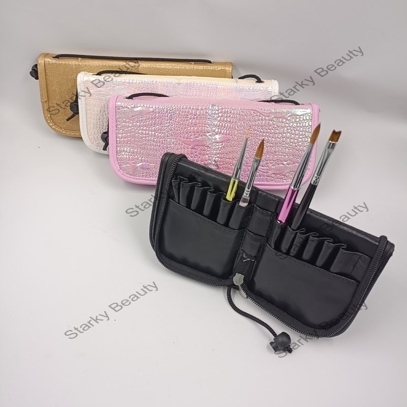 Nail Makeup Brush Bag Holder Fashion Organizer Storage Bag