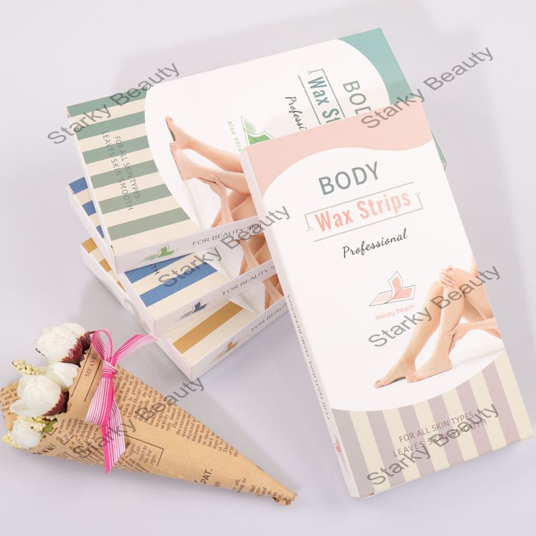 portable disposable single-piece double-sided hair removal paper beeswax paper 20PCS