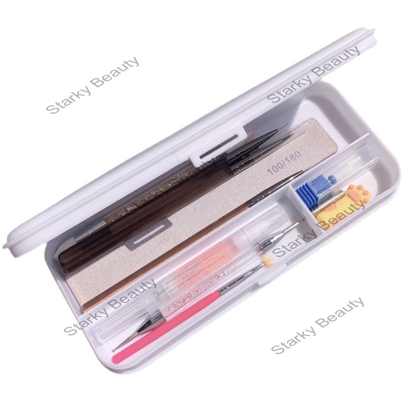 Manicure tools separate storage box phototherapy pen nutrition pen organizer box