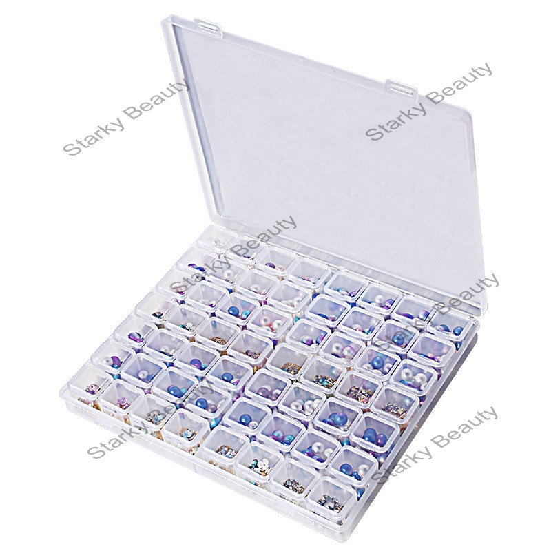 56 Grids 5D DIY Diamond Painting Drill Box Jewelry Box Rhinestone Bead Organizer Storage Container