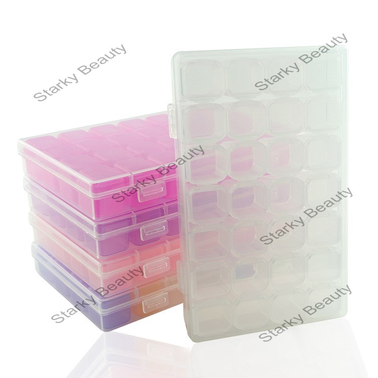 28 grid nail decoration box set