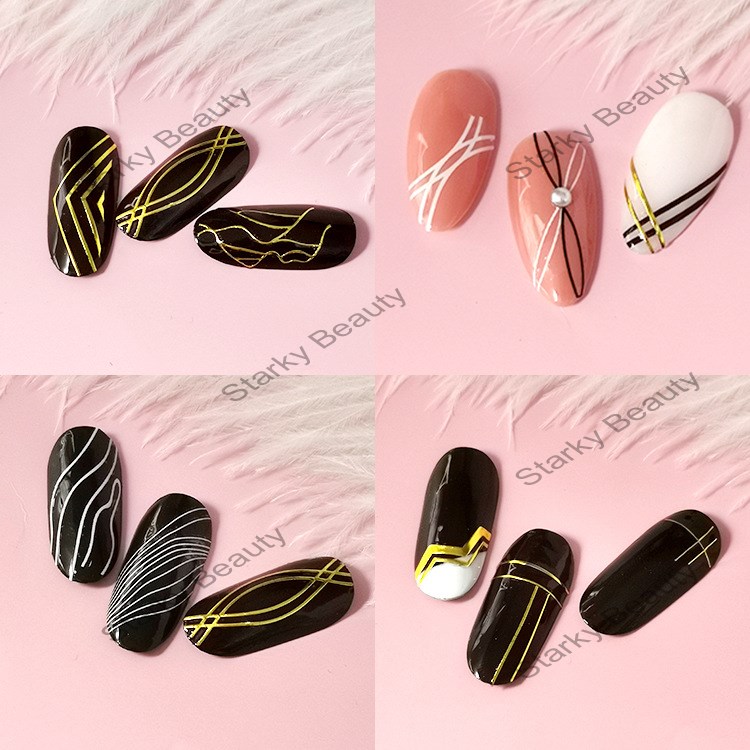 Nail Stickers 3D Nail Stickers Bronzing Nail Stickers Lace Nail Stickers 3D Nail Decorations