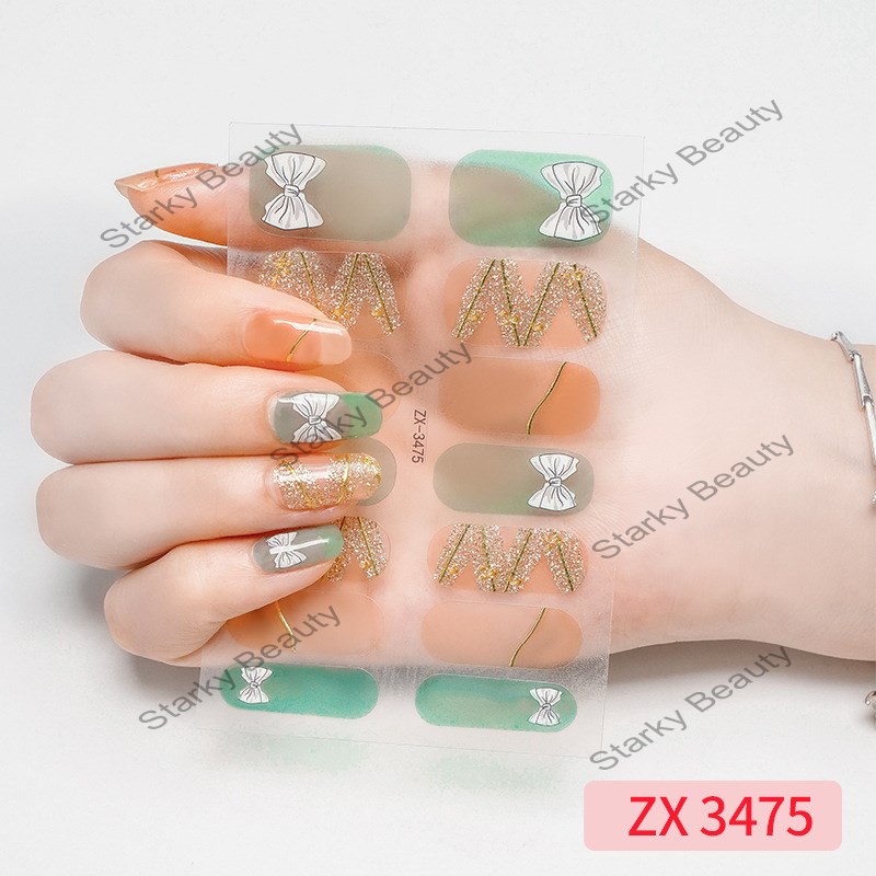 Nail stickers full nail polish film bronzing nail stickers