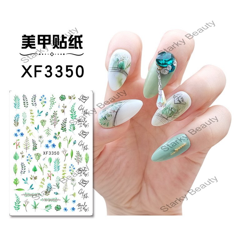 Summer  lotus water grass sticker cactus four-leaf clover sticker