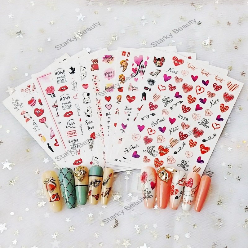 Nail Stickers Valentine