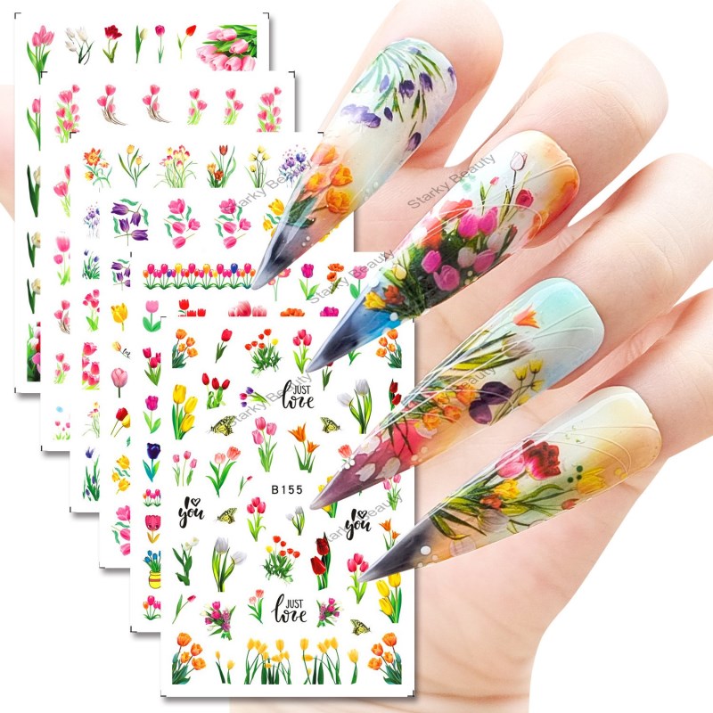 Tulip Series Nail Stickers