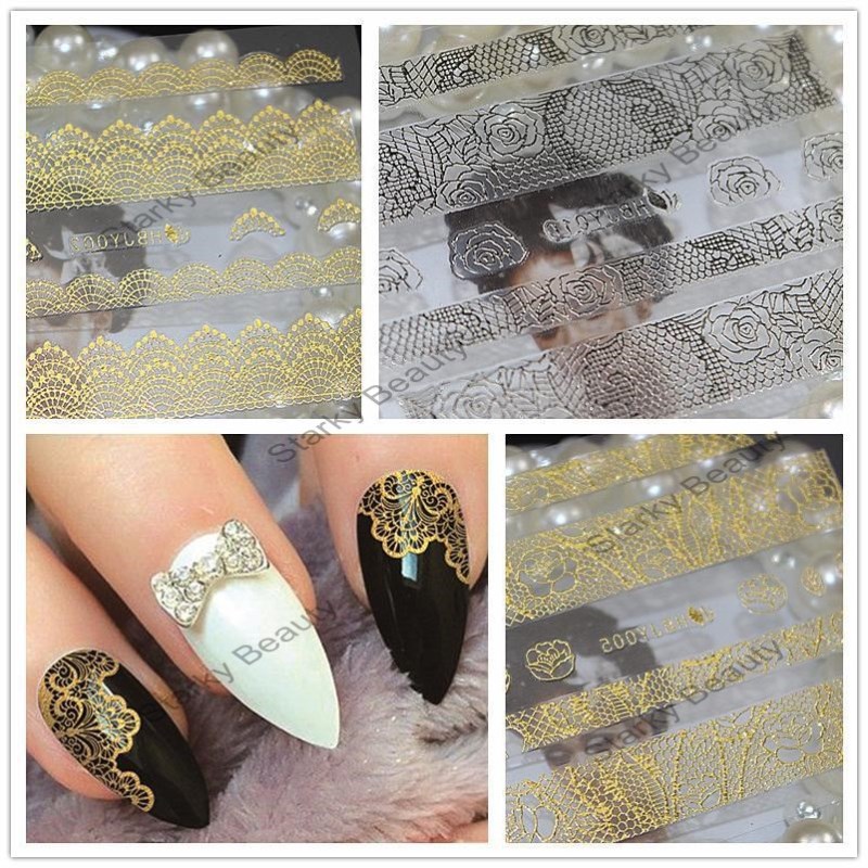 HBJY Lace series nail sticker