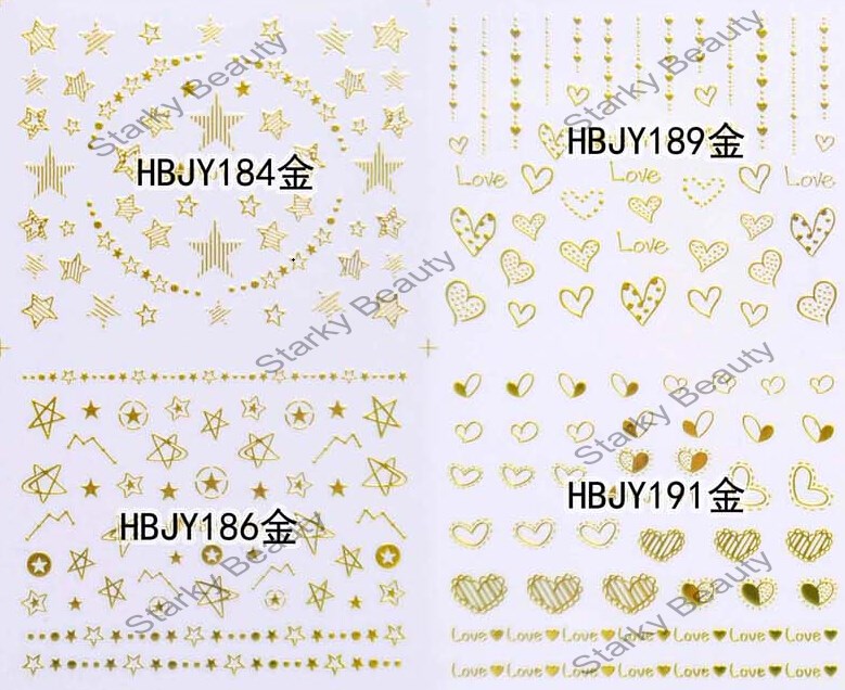 HBJY series star nail sticker