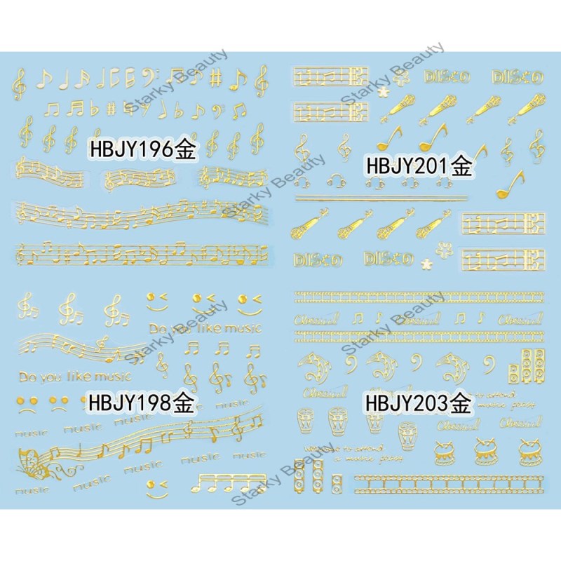 HBJY series nail sticker