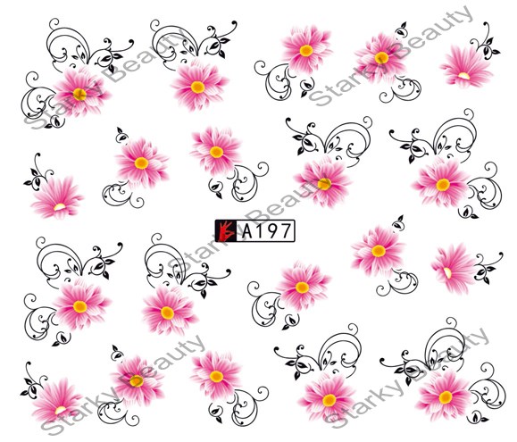 A Serise Nail Art Sticker,Nail Sticker Decal,Water Sticker For Nails