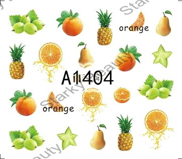 Fruit Nail Art Water Sticker For Nail Decorations