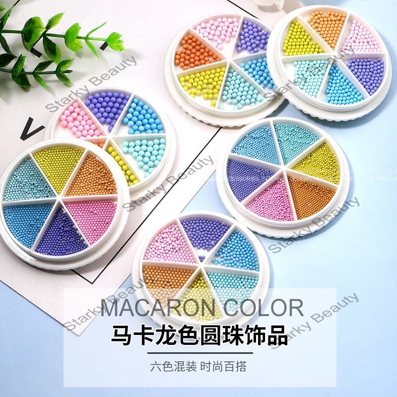 2022 Nail Jewelry Macaron Color Balls