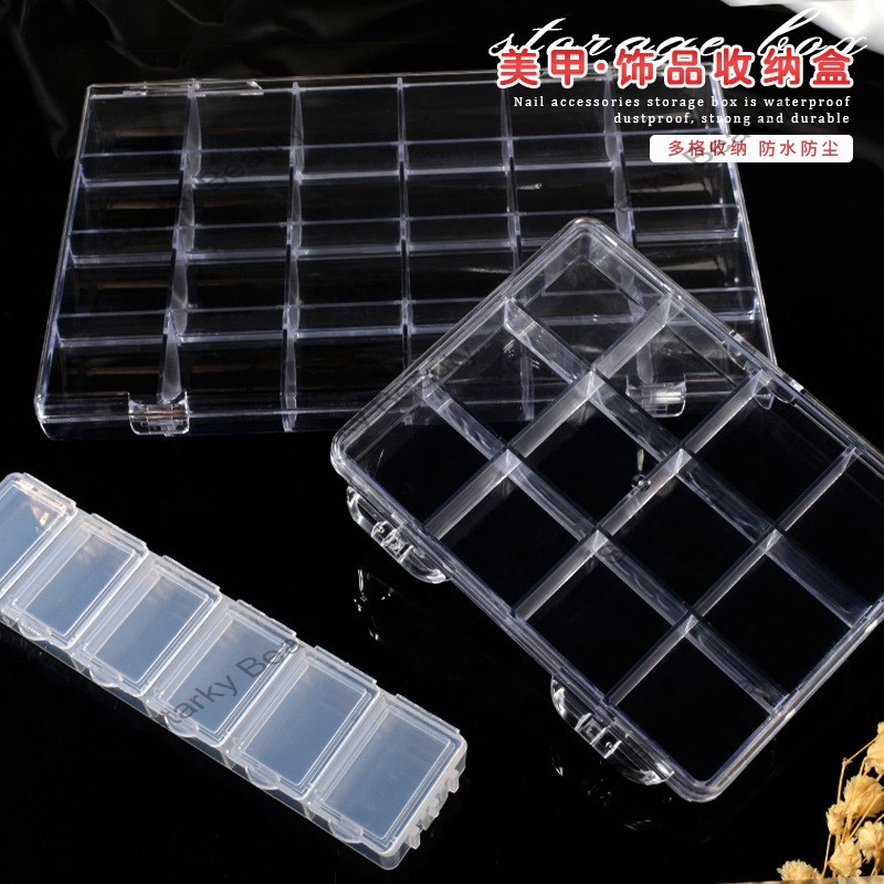 6/12/24Grid Nail Charm Trays