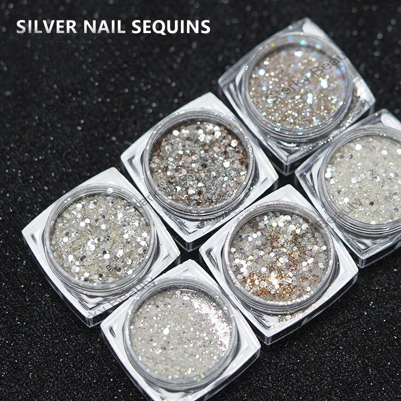 Nail art crushed diamond powder flash powder flash nail jewelry sequins