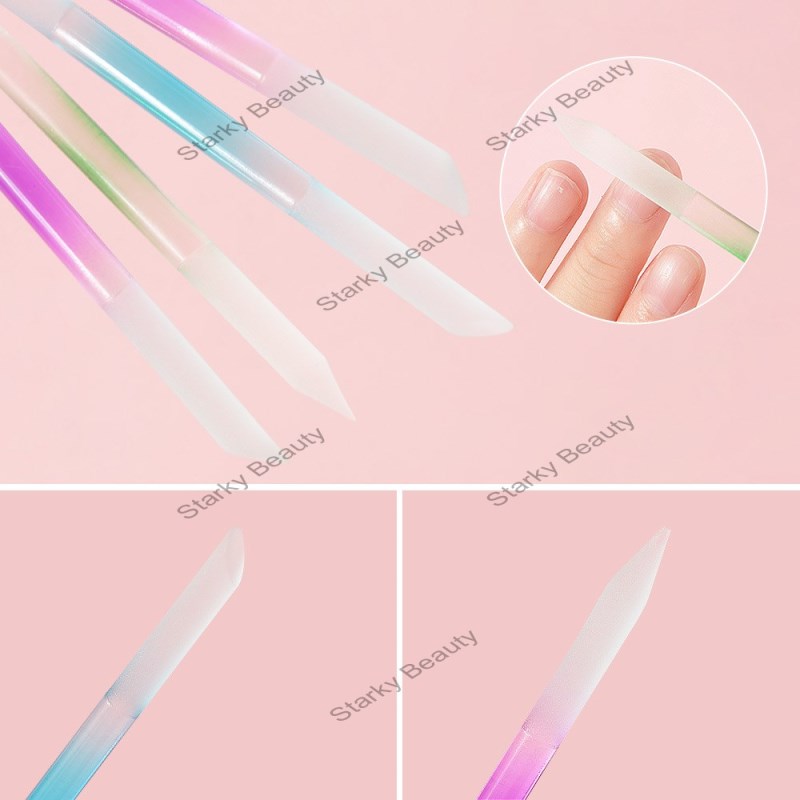 Nail double-headed peeling dead skin cleaning and grinding frosted glass file