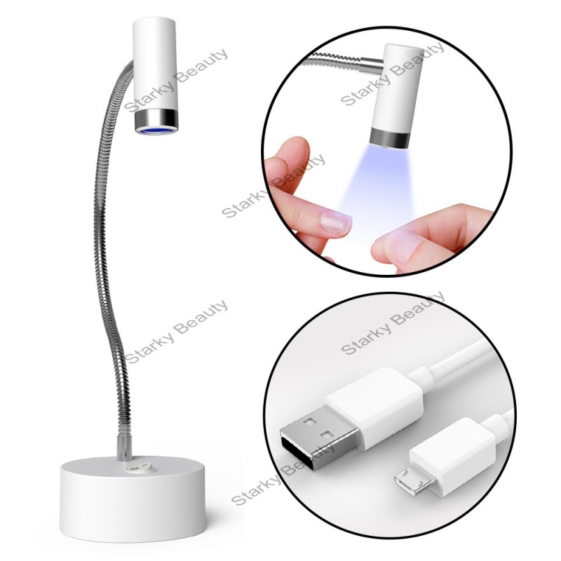 New Smart LED Nail Art USB Cable Nail Baking Lamp Extension Glue Baking Lamp