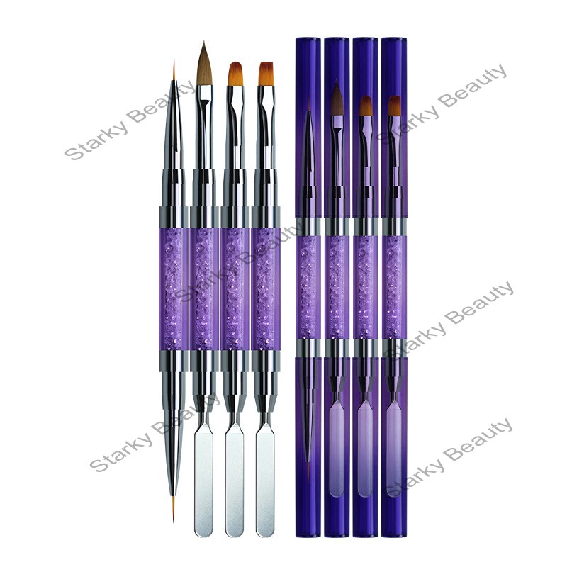 Nail art brush tool double-headed drawing brush dual-use