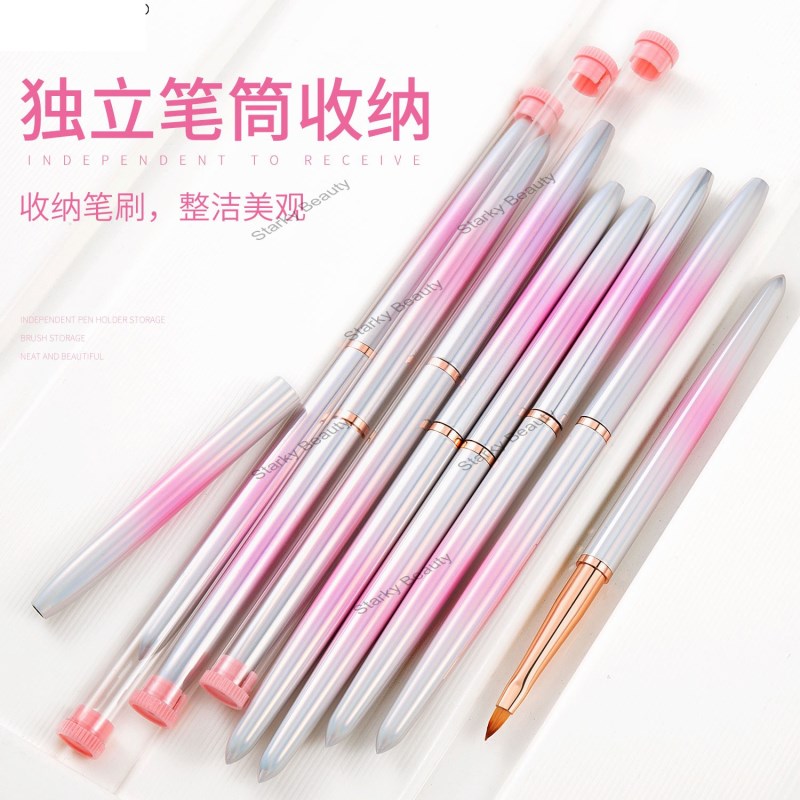 gradient crystal nail nail pen nail crystal pen drawing pen