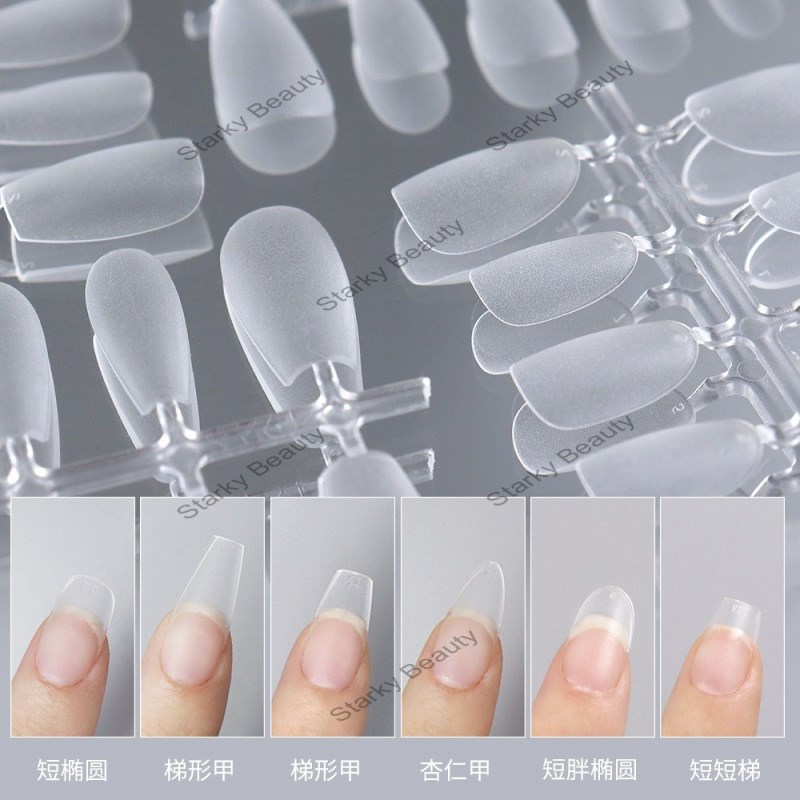 wearing armor thin, non abrasive, fully frosted nail sheets 100pcs/bag