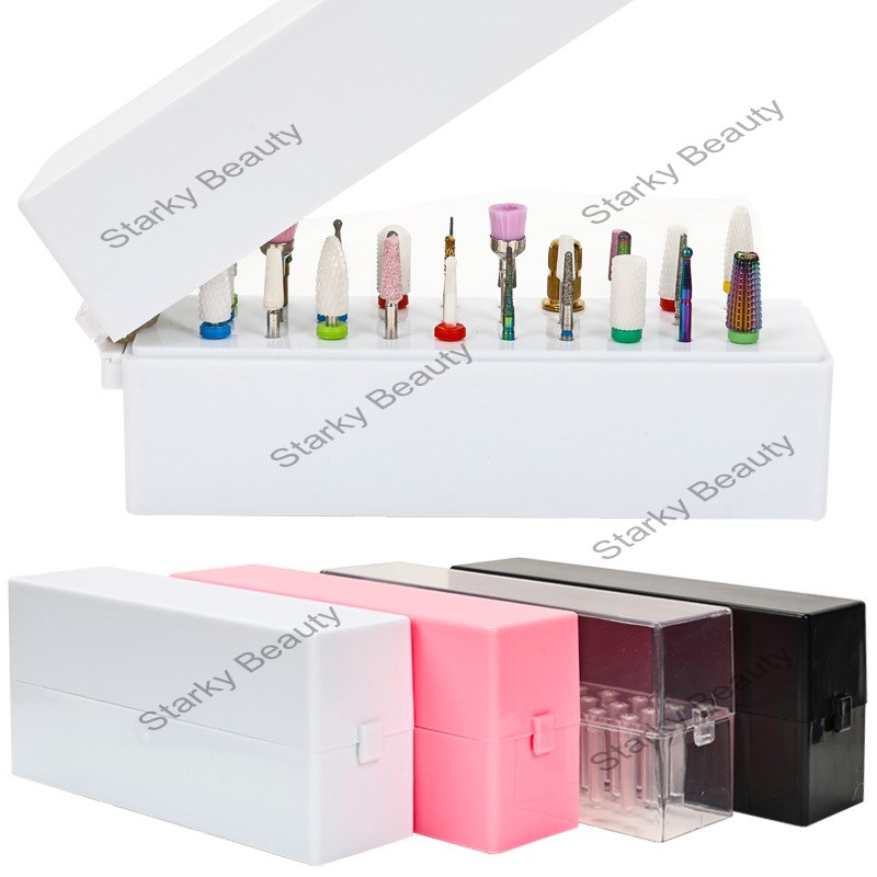 30-hole transparent storage box nail polish head display box