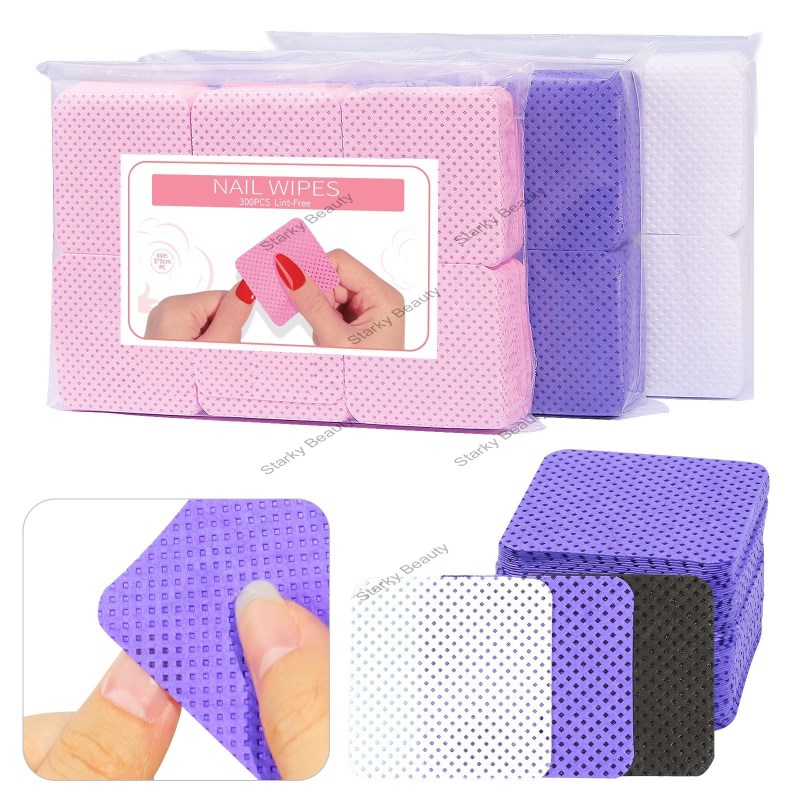 Nail eyelash glue bottle mouth wiping cloth nail magic wiping cotton pad