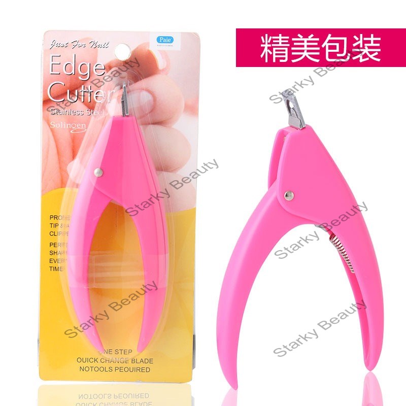 Edge Nail Art Manicure Acrylic Gel False Tips Clipper Cutter Nail Scissors