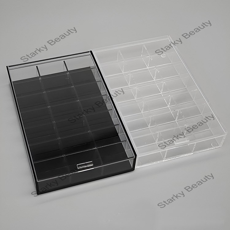 Nail Tools 21 Grid Pull Slide Acrylic Nail Diamond Box