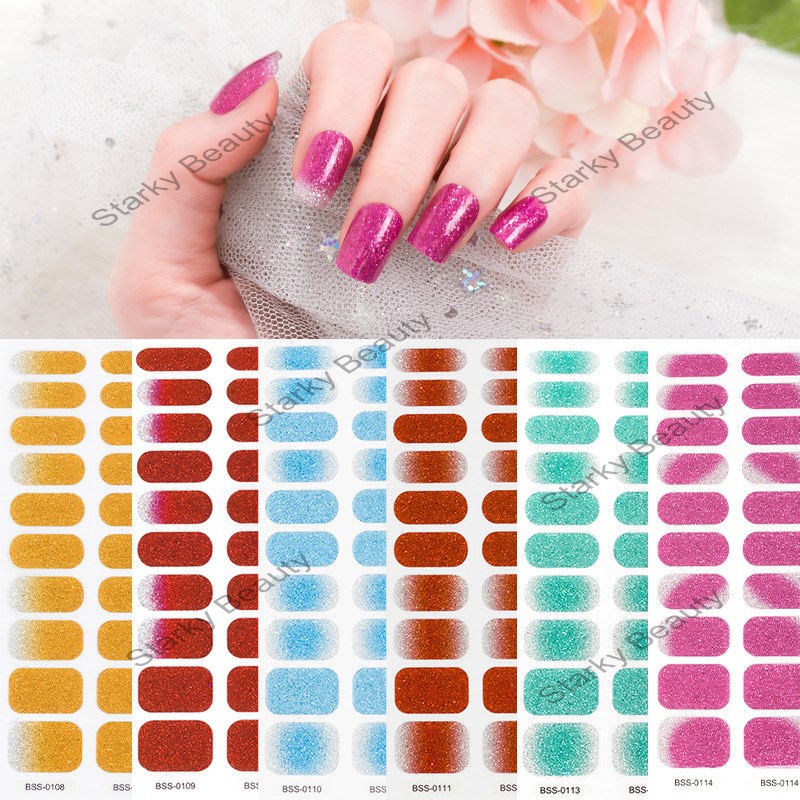 gel nail sticker nail sticker semi curing UV nail sticker