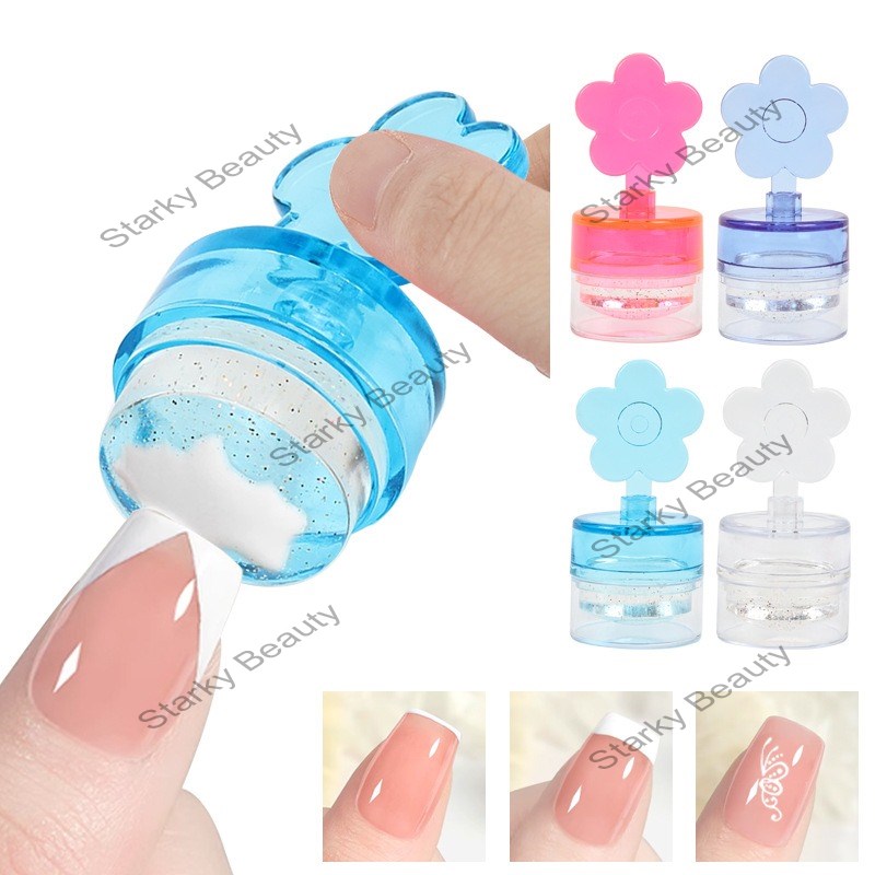 Silicone Seal Set Transparent Crystal Seal Printing Transparent Head French Seal Tool