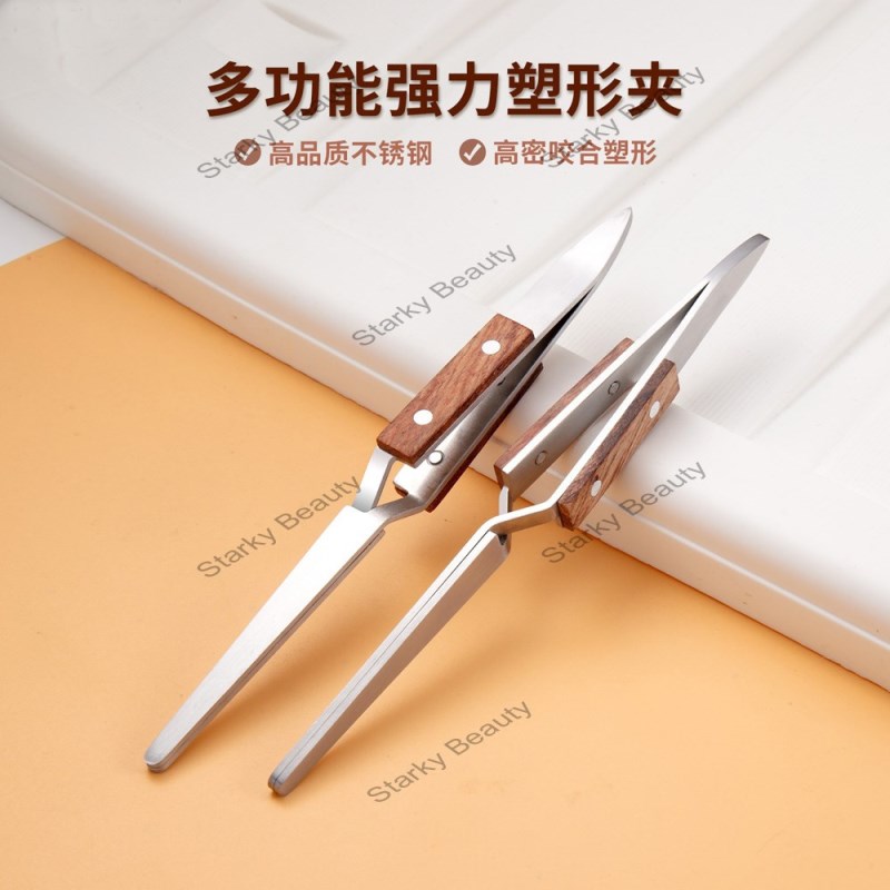 stainless steel shaping clip, multifunctional crystal nail straight head clip