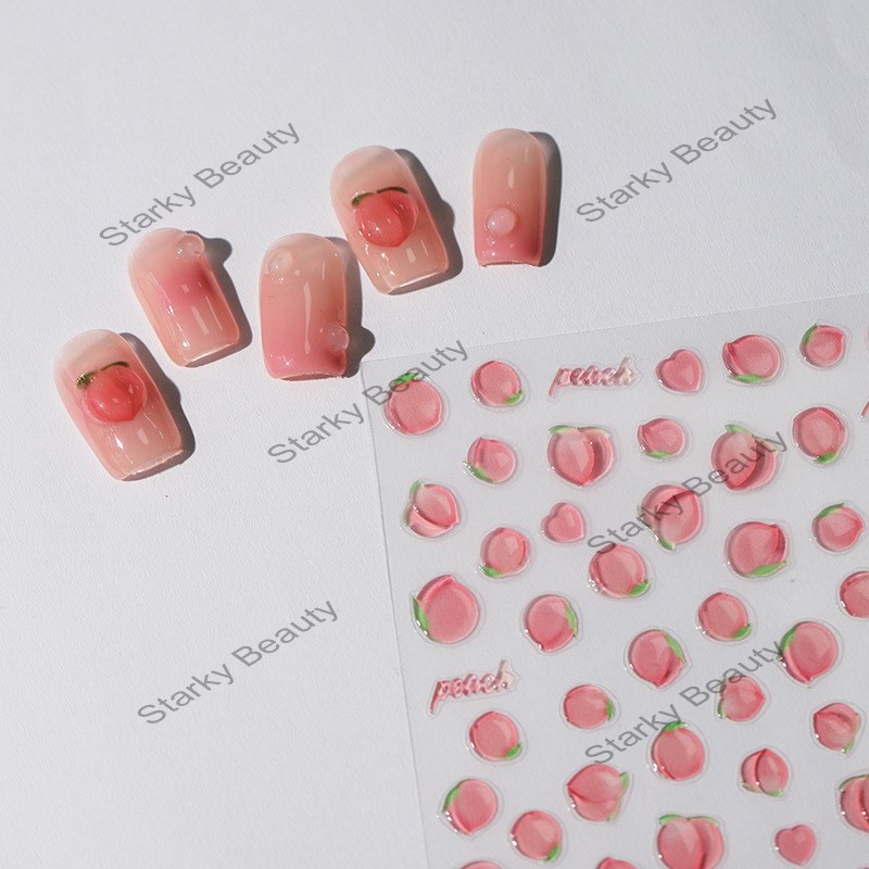 2023 New Process Cartoon Thin and Tough 3D Jelly Nail Sticker