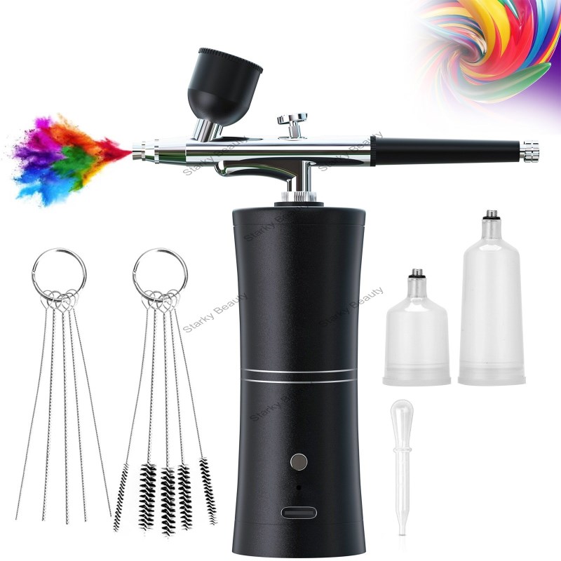 Art Airbrush Airbrush Painted Nail Art Tattoo Mini Air Pump Set