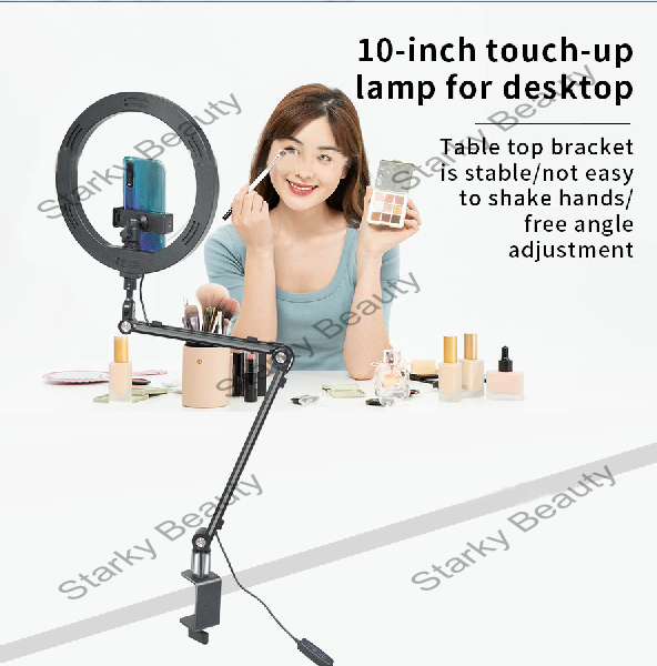 10 inch live streaming cantilever mobile phone holder for overhead shooting,