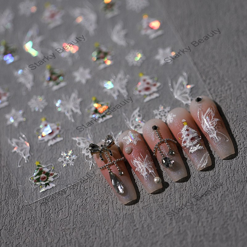 2023 Nail sticker relief New Year