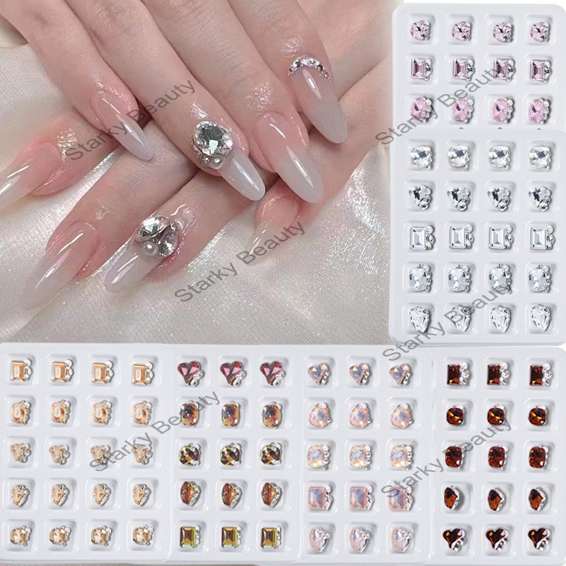 Nail Accessories, Crystal Diamond, Light Luxury Nail Diamonds