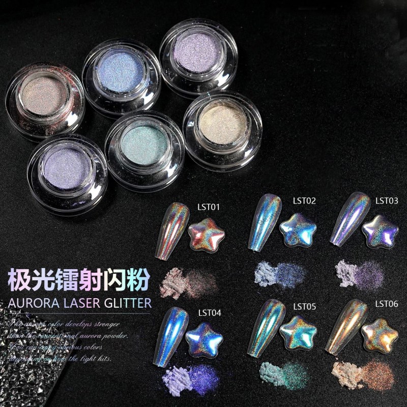 Laser Aurora Powder New Product Flash Powder Nail Special Wholesale