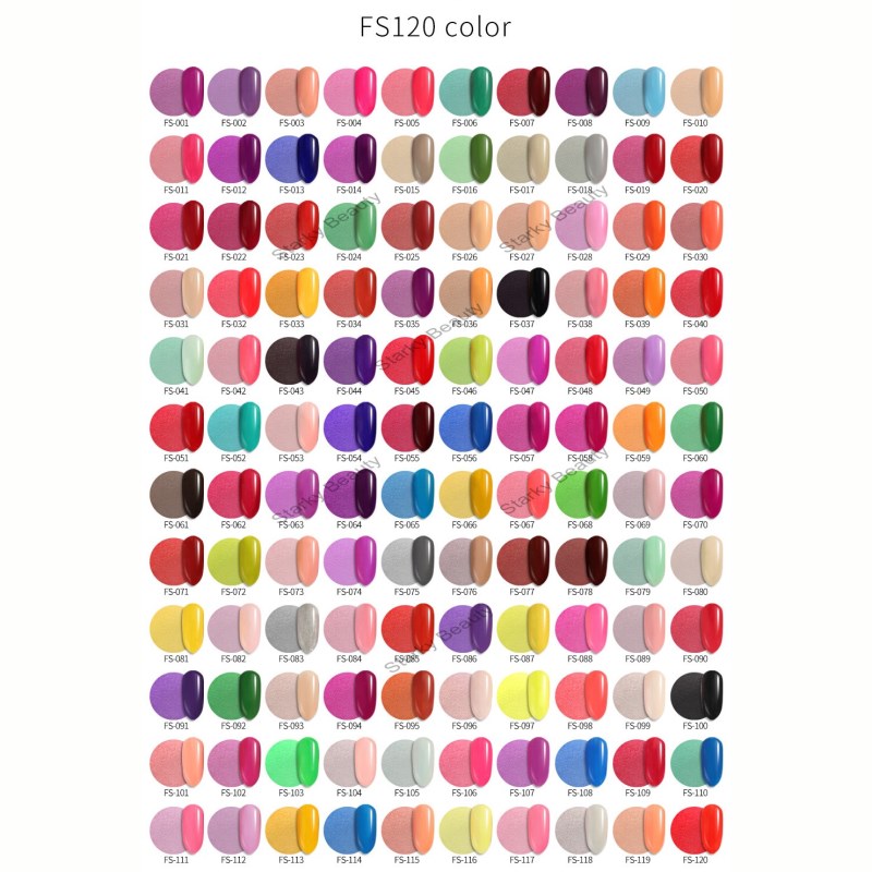 120 color Nail acrylic carving powder