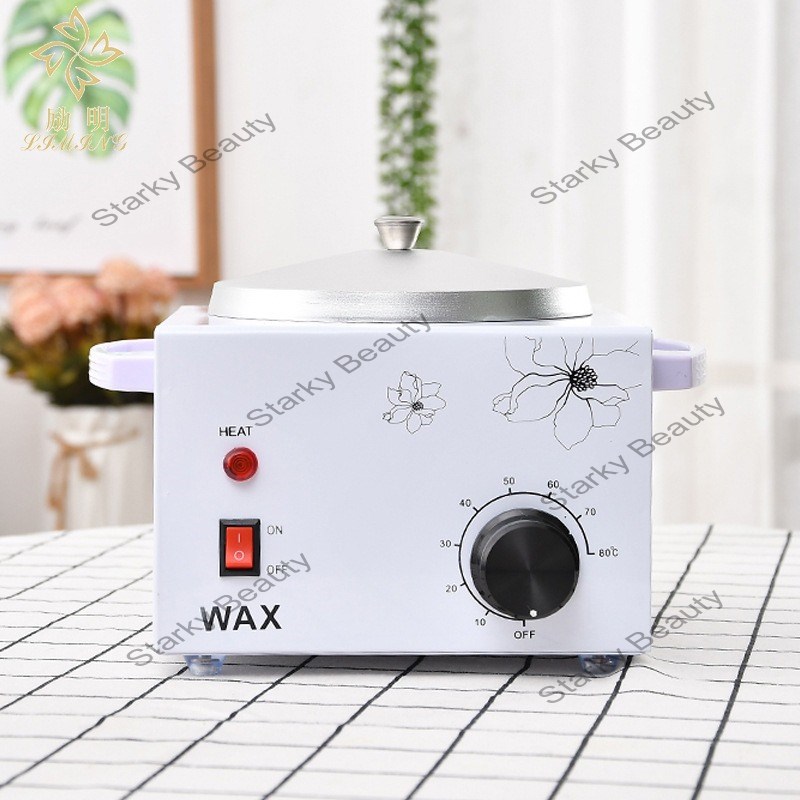 Single furnace temperature adjustment hot melt wax therapy