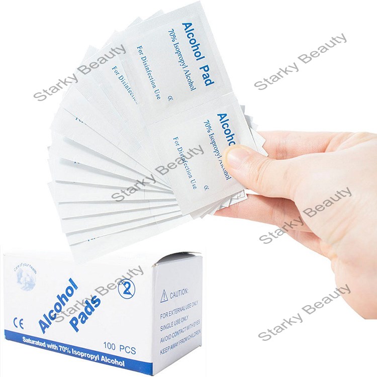 Nail Clean Wipes Cleaner Nail Art Tips Sterile Alcohol Prep Pad