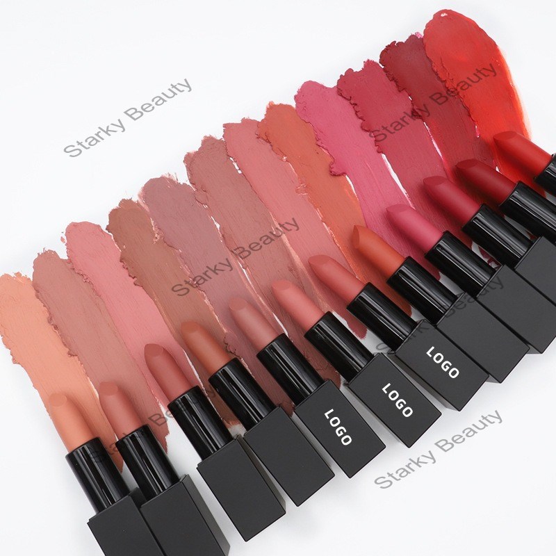 Multi color matte lipstick non stick cup, non fading, long-lasting waterproof,