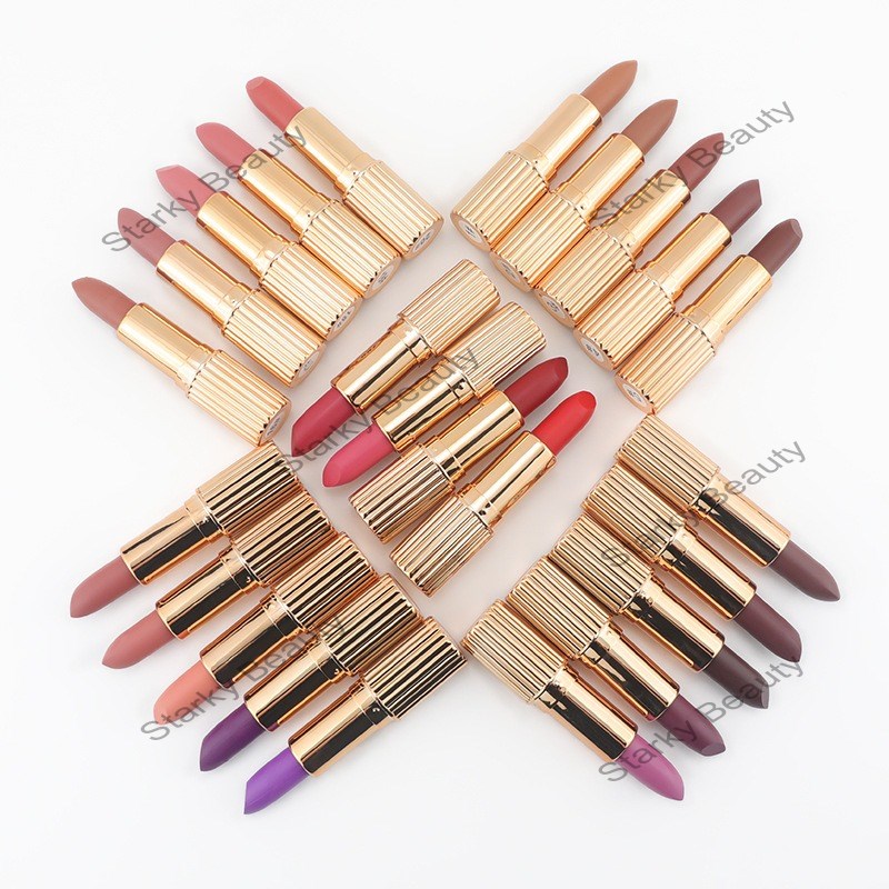 Matte Lipstick Natural Waterproof Non fading Lipstick Durable Non Staying Cup