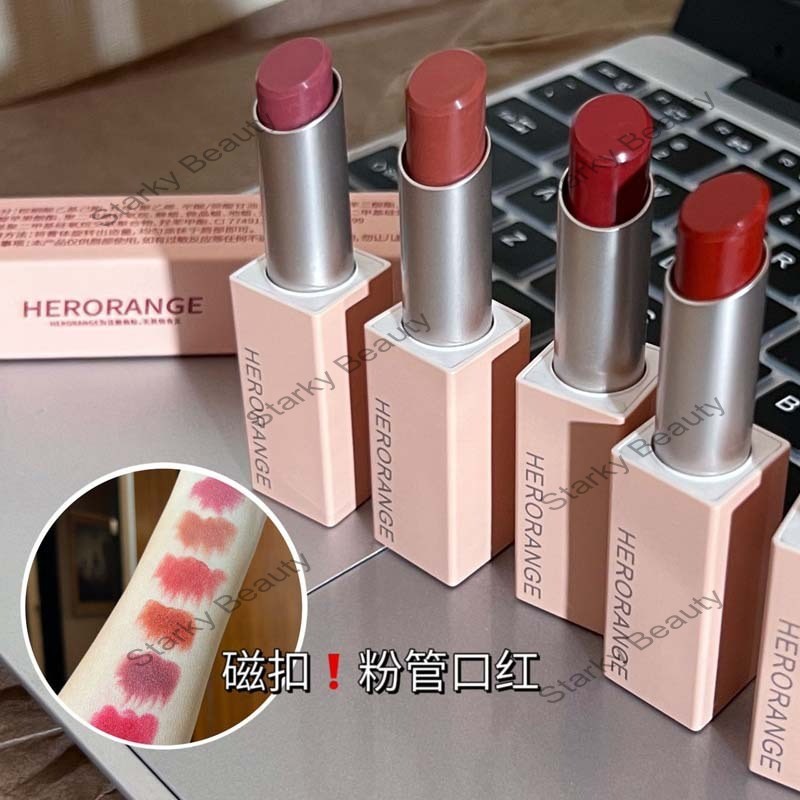 Powder Mist Magnetic Buckle Lipstick Whitening Matte Lasting Lip Glaze