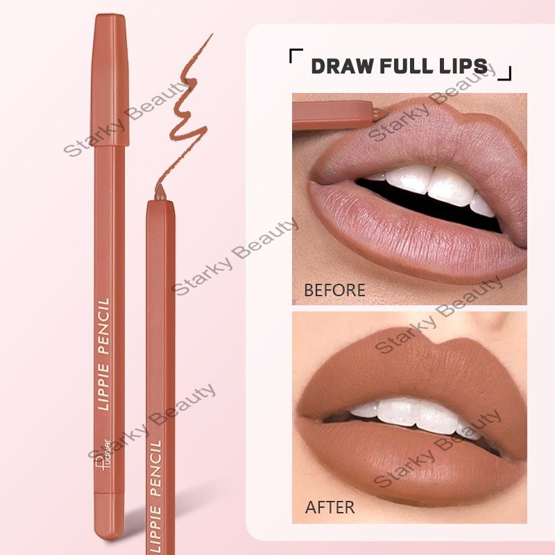 lipstick pen waterproof non stick cup matte lipliner line pencil