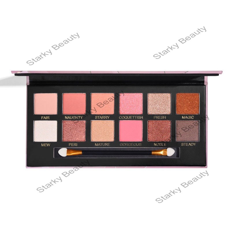 12 color makeup eye shadow Panjin carp earth color pearl eye shadow