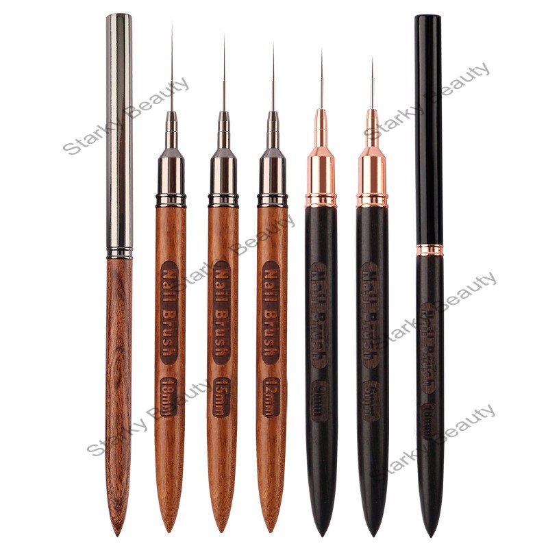 Sandalwood Nail Needle Tube Pulling Pen Ultra Fine Pulling Brush