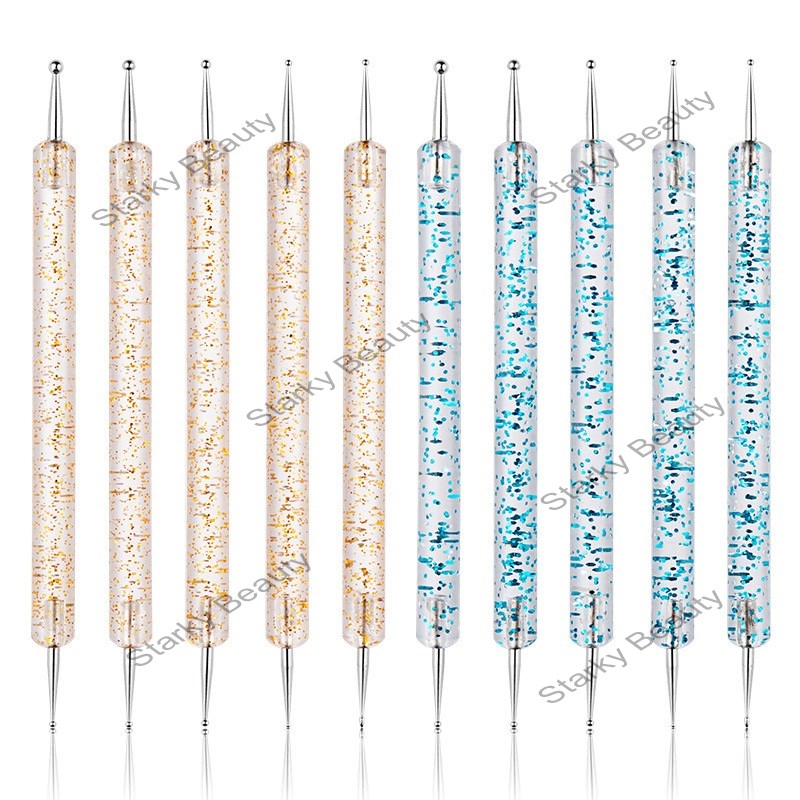 glitter sequins 5 sets of point needles point pen point drill pen