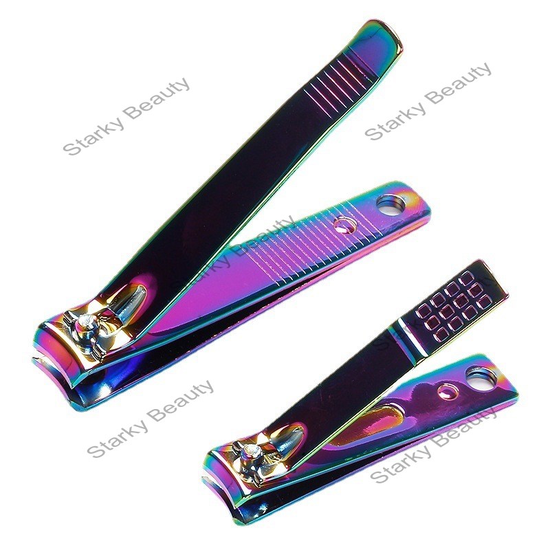 nail clippers, colored titanium nail clippers, manicure tools