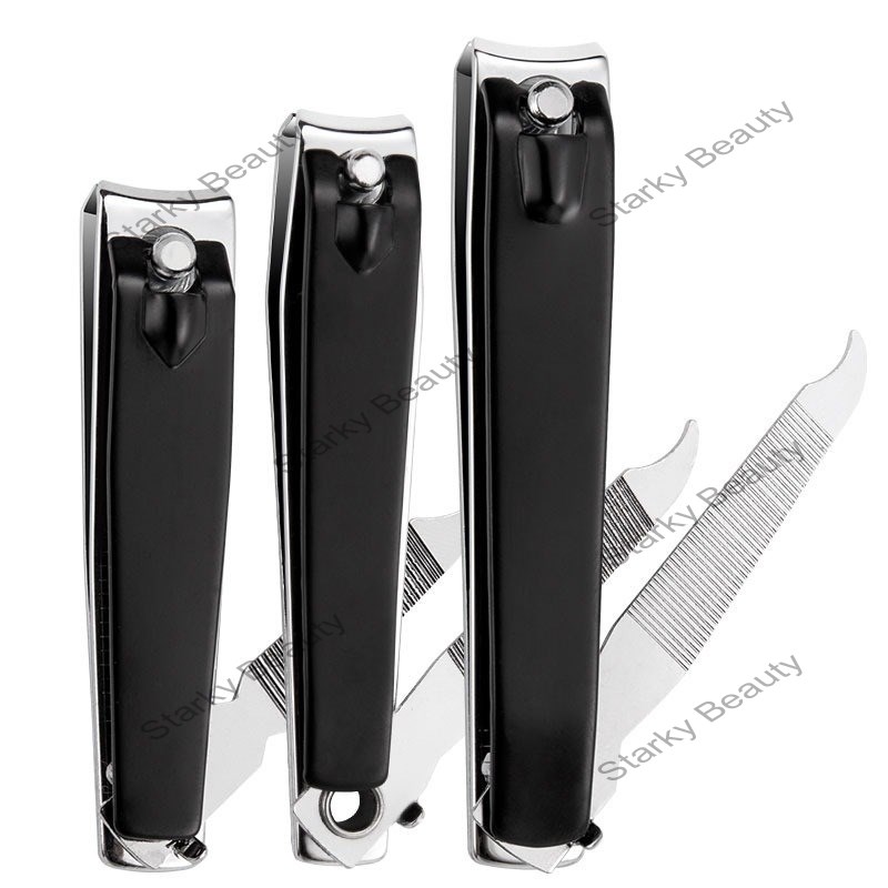 Nail clippers, nail clippers, splash proof, large with file